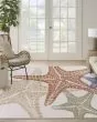 Aloha ALH28 Ivory Multicolor Area Rug
