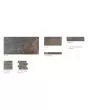 Alps Multi Slate Matte Porcelain Tile
