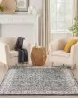 American Manor AMR01 Grey/Ivory Area Rug