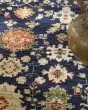 Antique Bloom ANB01 Navy Area Rug