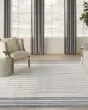 Astra Machine Washable ASW04 Ivory Blue Rug