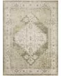 Astra Machine Washable ASW11 Ivory Green Rug