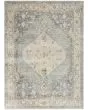 Astra Machine Washable ASW11 Silver Blue Rug