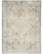 Astra Machine Washable ASW12 Beige Blue Rug