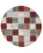 Avalon 5616 Brown Checkered Area Rug