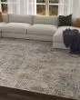 Avani Blue/Spice Barcelona Area Rug