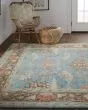 Beall 6710F Blue/Brown Area Rug
