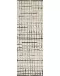 Bleecker BLE-01 Ivory/Charcoal 2'7"x10'0" Runner Rug