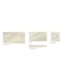 Borealis Almond Matte Marble Tile