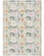 Botanical Washables BOT01 Ivory Multicolor 4'x6' Area Rug