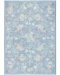 Botanical Washables BOT02 Blue Multicolor 4'x6' Area Rug