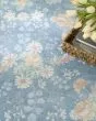 Botanical Washables BOT02 Blue Multicolor Area Rug
