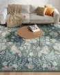 Botanical Washables BOT02 Green Multicolor Area Rug