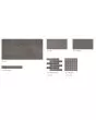 Boulder Dark Grey Sandstone Porcelain Tile