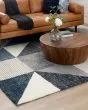 Drew & Jonathan Bowen Oblique Blue Area Rug