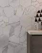 Brio Marble White Matte Porcelain Tile