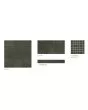Brushed Metallic Charcoal Lappato Tile