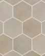 Celine Taupe Matte Glazed Porcelain 4.5"x4" Hexagon Field Tile