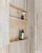 Celine Taupe 2.5 x 12 Matte Porcelain Floor & Wall Tile