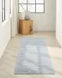 Ck010 Linear LNR01 Light Blue Area Rug