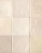 Cloe Creme Glossy Glazed Ceramic 5"x5" Field Tile