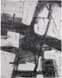Coda 8927F Black/White Area Rug