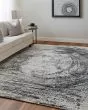 Coda 8928F Black/White Area Rug