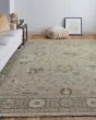 Corbitt 0612F Blue/Gold/Gray Area Rug