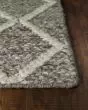Cortico 6162 Dark Grey Diamonds Area Rug