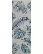 Cove Ivory/Blue Leaves Area Rug