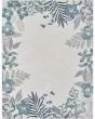 Dahlia 1404 Ivory/Blue Garden Border Area Rug