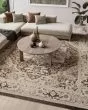 Dekor DEK08 Brown Ivory Area Rug