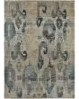 Desi Mahal Natural-Blue 6'x9' Area Rug