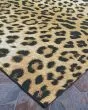 Dolce Amur Leopard New Gold Area Rug