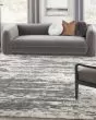 Dreamy Shag DRS02 Charcoal/Ivory Area Rug