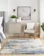Dreamy Shag DRS10 Light Blue Grey Area Rug