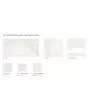 Earth Stone Bianco Porcelain Travertine Tile