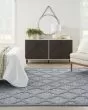 Easy Care NES01 Denim Blue Area Rug