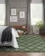 Easy Care NES01 Green Area Rug