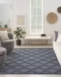 Easy Care NES01 Navy Blue Area Rug