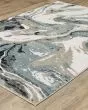 Echo ECH07 Blue/Ivory Area Rug