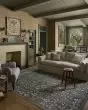 Edinburgh EDN-03 Navy/Multi Area Rug