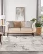 Elation ETN06 Grey Ivory Area Rug