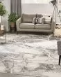 Elation ETN13 Ivory/Grey Area Rug