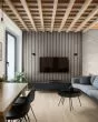 Acoustic Wood Slat Wall Panel Fog