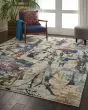 Fusion FSS10 Cream Multicolor Area Rug