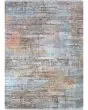 Halli Modern Edge Sky Blue/Multi Area Rug