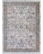 Halli Floral Kashan Beige/Mocha Area Rug