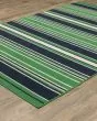 Havana HAV05 Green/Navy Area Rug