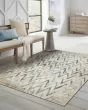 Heritage 9364 Ivory/Blue Chevron Area Rug